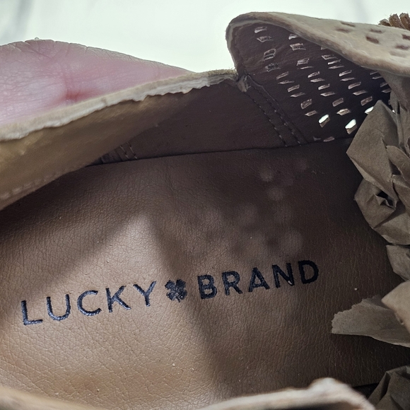 Lucky Brand Pakpao Women’s Sz 8.5M Brown Leather Closed Toe Boot - Picture 10 of 10